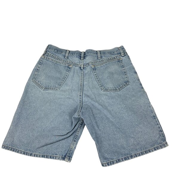 Wrangler Men's Denim Shorts Size 36 Light Wash 100% Cotton - Picture 6 of 6